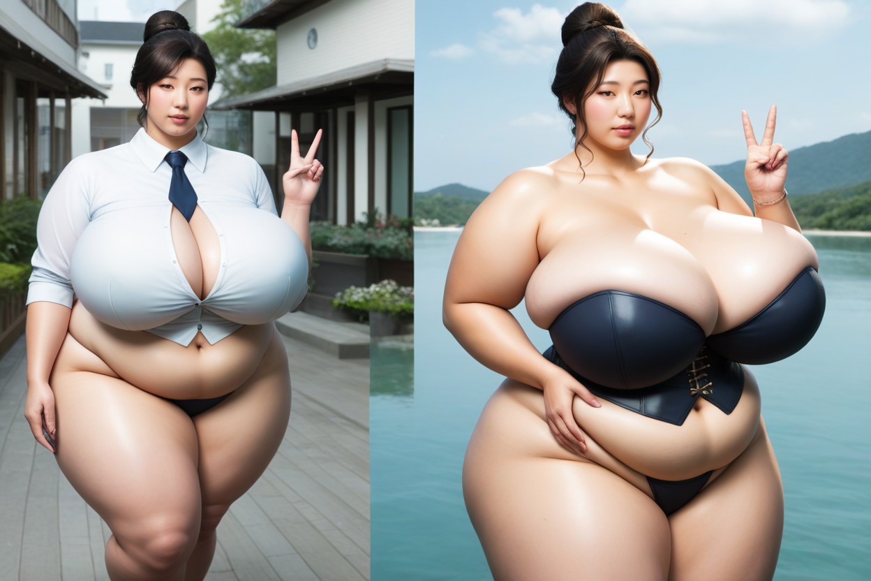Breast Growth, Perfect Hentai, Lorasignificant_drastic_enlarging_enormous_massive_weight_gain BBW AI Porn