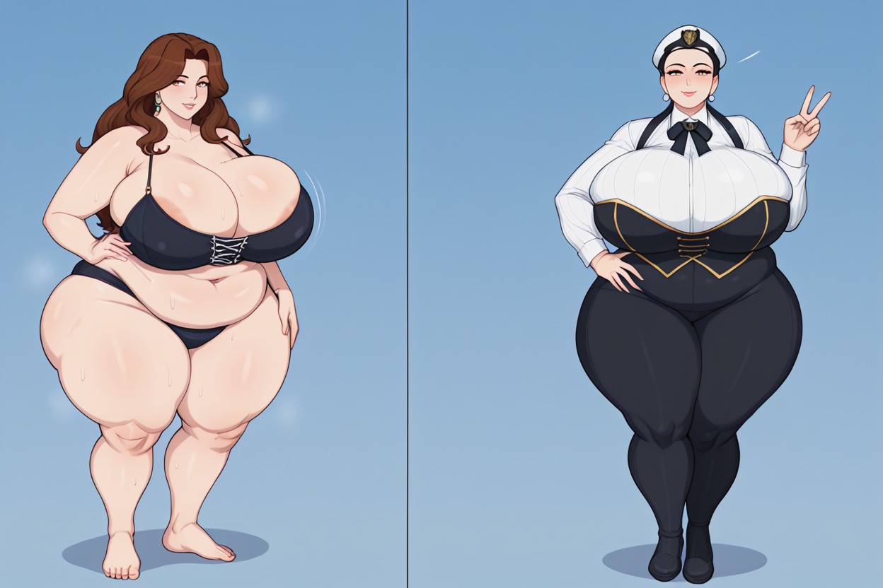 Lorathe_most_fattened_titanic_hugely_fat_breasts, Extremadamente Pesado En La Parte Inferior, Fat Porno BBW IA