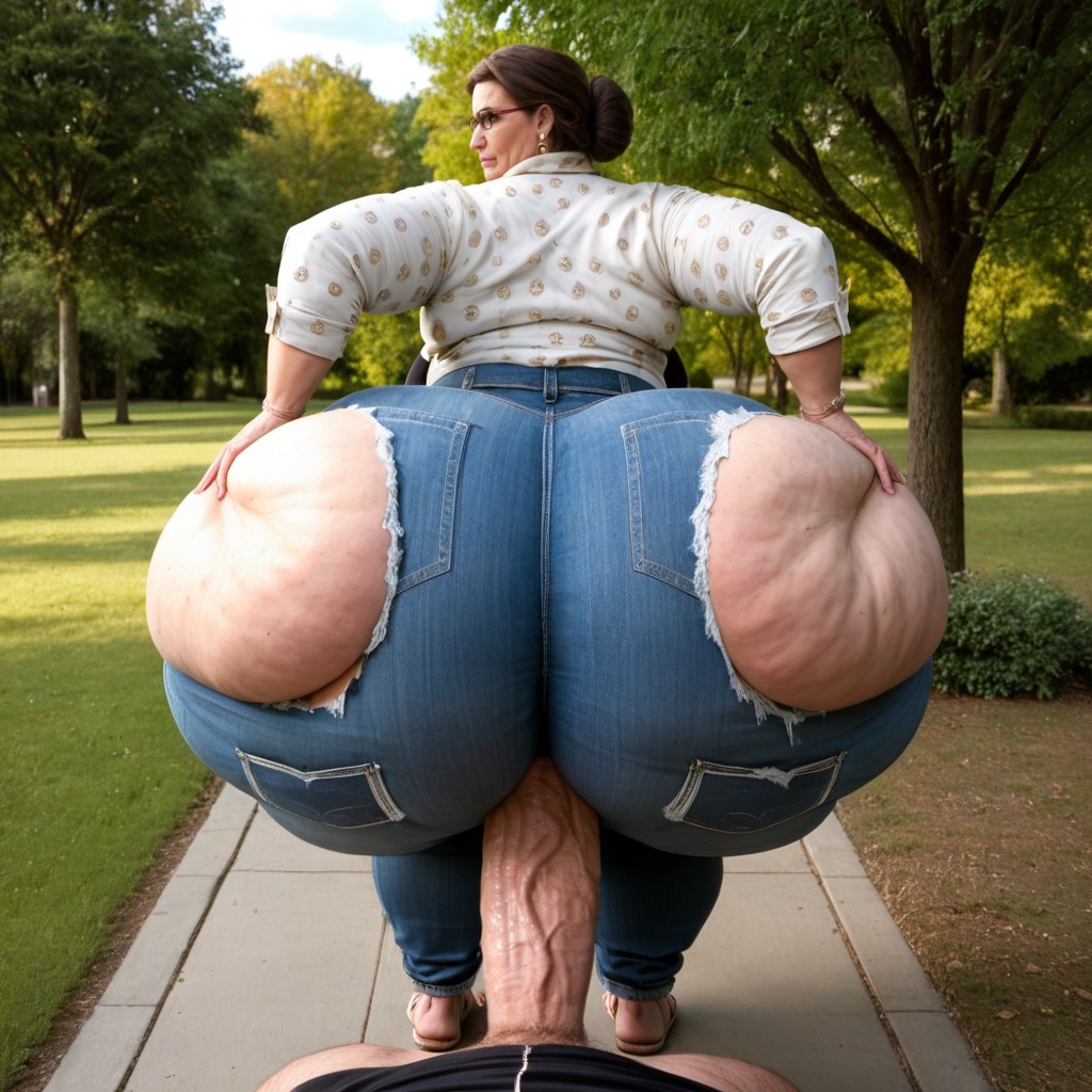 픽시 컷, Oversized Hyper Ass, 공원 BBW AI 야짤