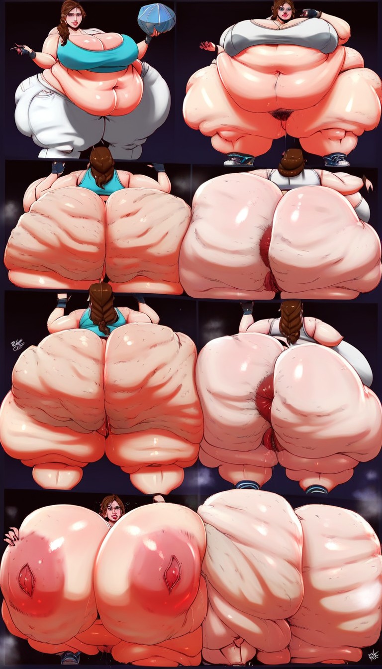 Huge Pussy, Pussy Expansion, Fat Cellulite Thighs BBW AI Porn