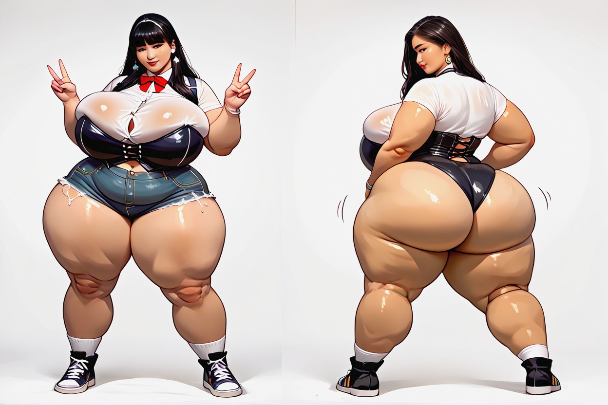 She Is Becoming Exceedingly So Much More Ultra_thicker_ultra_fatter_ultra-hyper_bustier, 18+, Extremadamente Pesado En La Parte Inferior Porno BBW IA