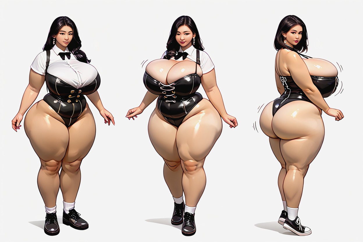 18+, Perfect Hentai, Thick Thighs BBW AI Porn