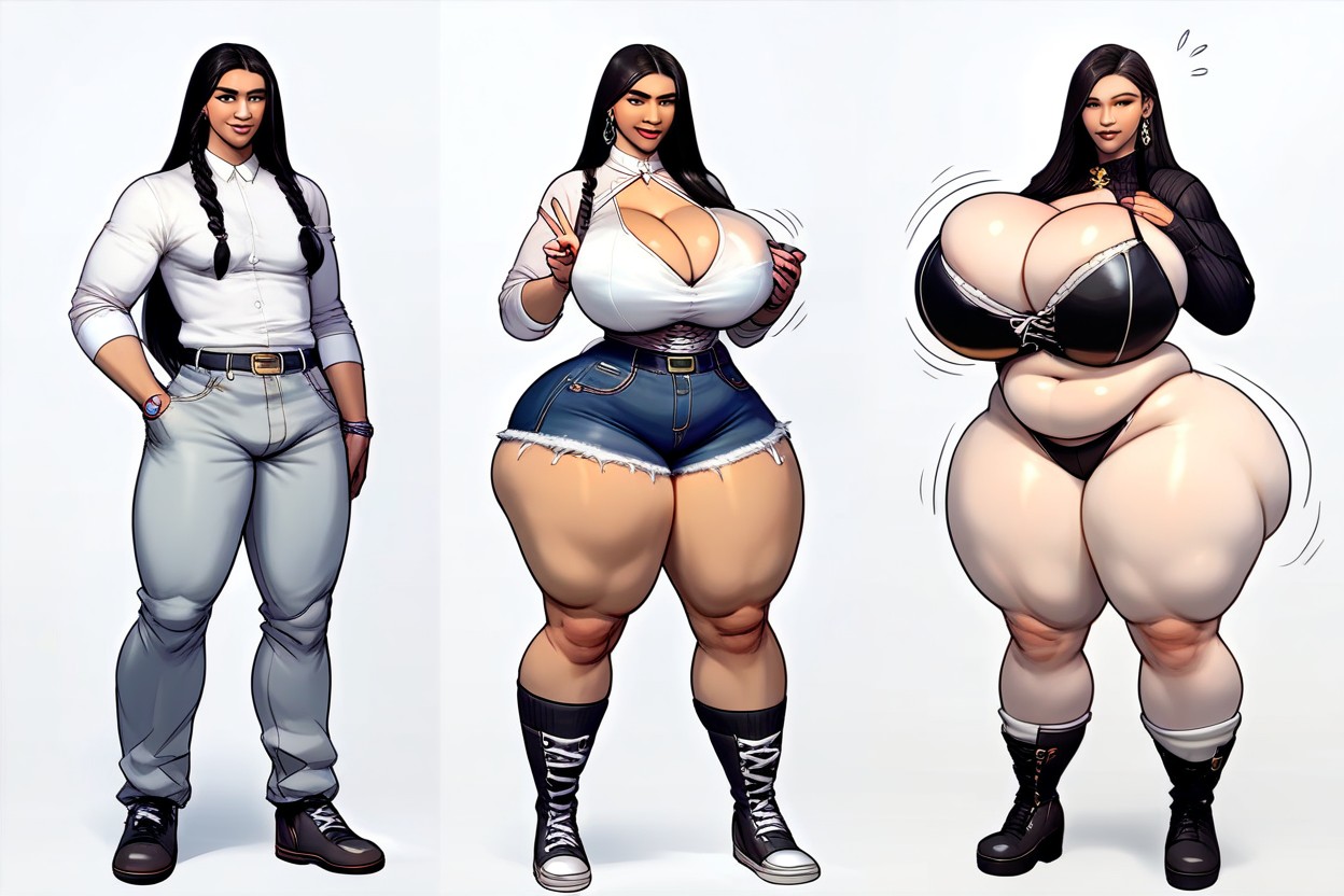She Is Becoming Exceedingly So Much More Ultra_thicker_ultra_fatter_ultra-hyper_bustier, Weight Gain, Muslos Gruesos Porno BBW IA