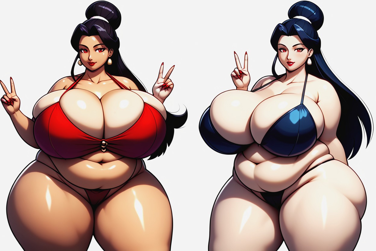 Thick, Lee, Thick Thighs BBW AI Porn