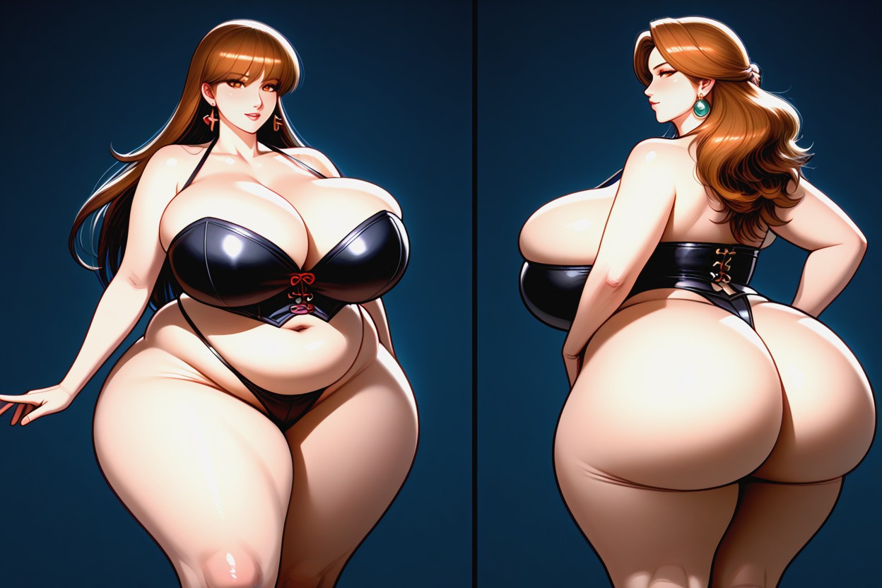 18+, Perfect Hentai, Lorasignificant_drastic_enlarging_enormous_massive_weight_gain BBW AI Porn