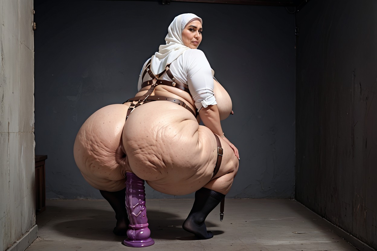Heavy Breast, Extremadamente Pesado En La Parte Inferior, Obese Porno BBW IA