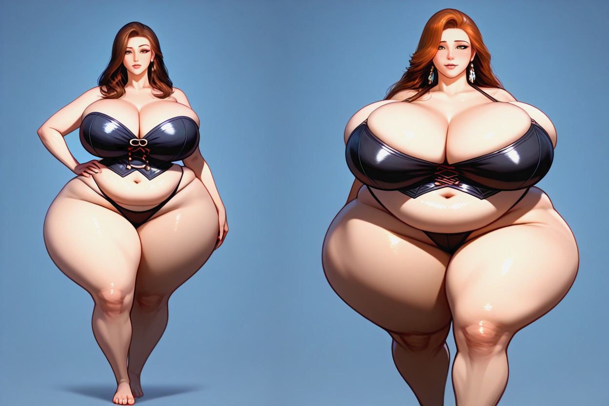 Thick, Lorasignificant_drastic_enlarging_enormous_massive_weight_gain, Fat BBW AI Porn