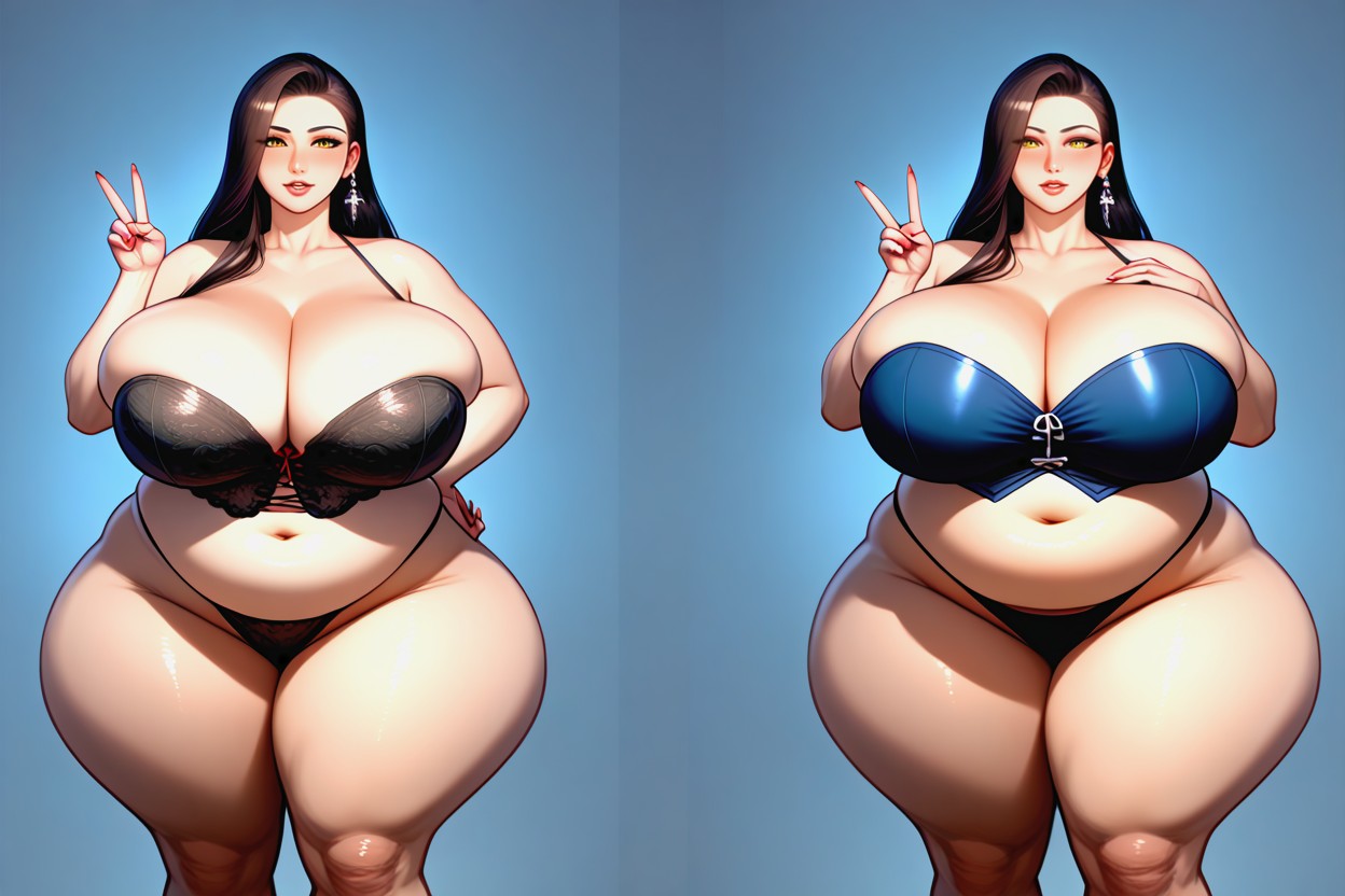 Lorathe_most_fattened_titanic_hugely_fat_breasts, Extremely Large Ass, Perfect Hentai BBW AI Porn