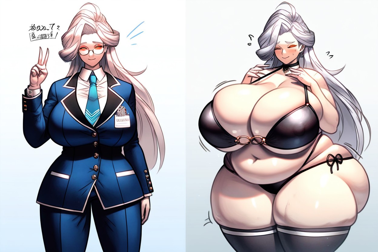 Breast Growth, Lee, Weight Gain BBW AI Porn