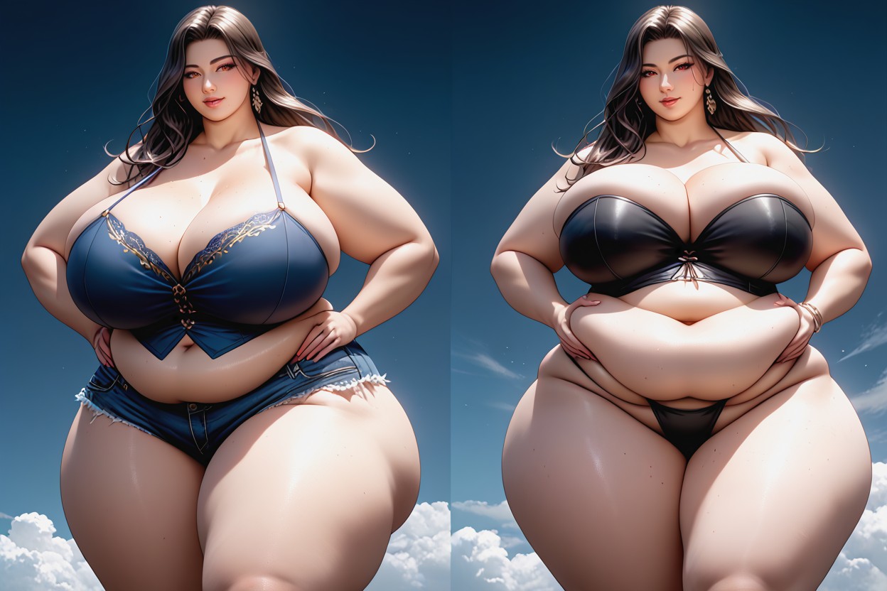 Weight Gain, Fat, 18+ BBW AI Porn