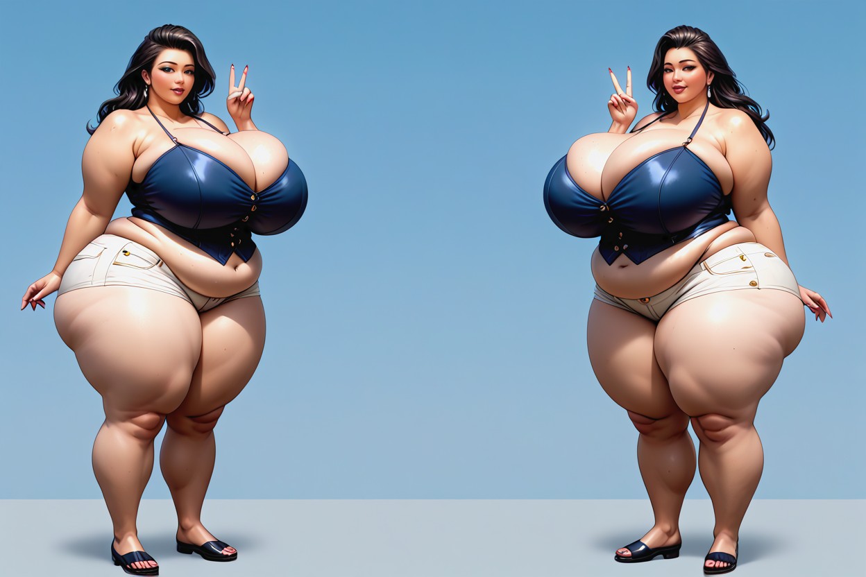 She Is Becoming Exceedingly So Much More Ultra_thicker_ultra_fatter_ultra-hyper_bustier, 18+, Thick Thighs BBW AI Porn