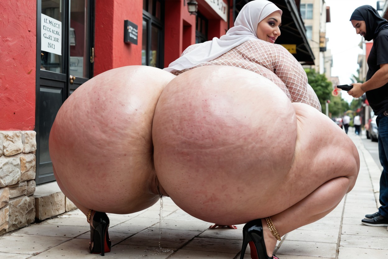Bimbo, Hyper Obese Extremely Tall Hijab Giantess Ussbbw, Horny Eyes Porno IA BBW