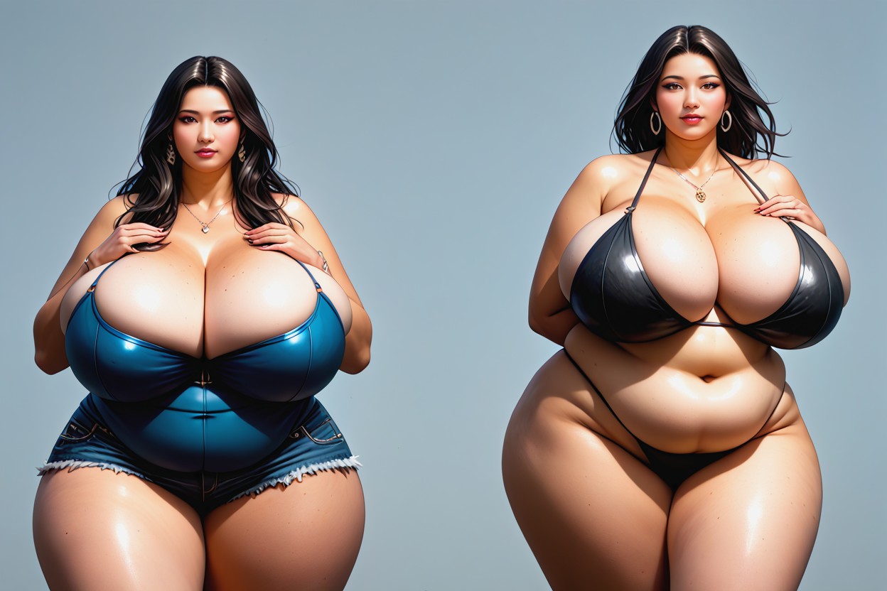 Breast Growth, 18+, Fat BBW AI Porn