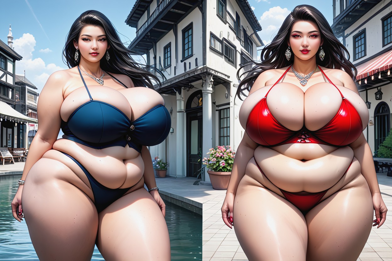 Breast Expansion, Loradrastic_mega_massive_thick_fat_ass_expansion, Lee BBW AI Porn