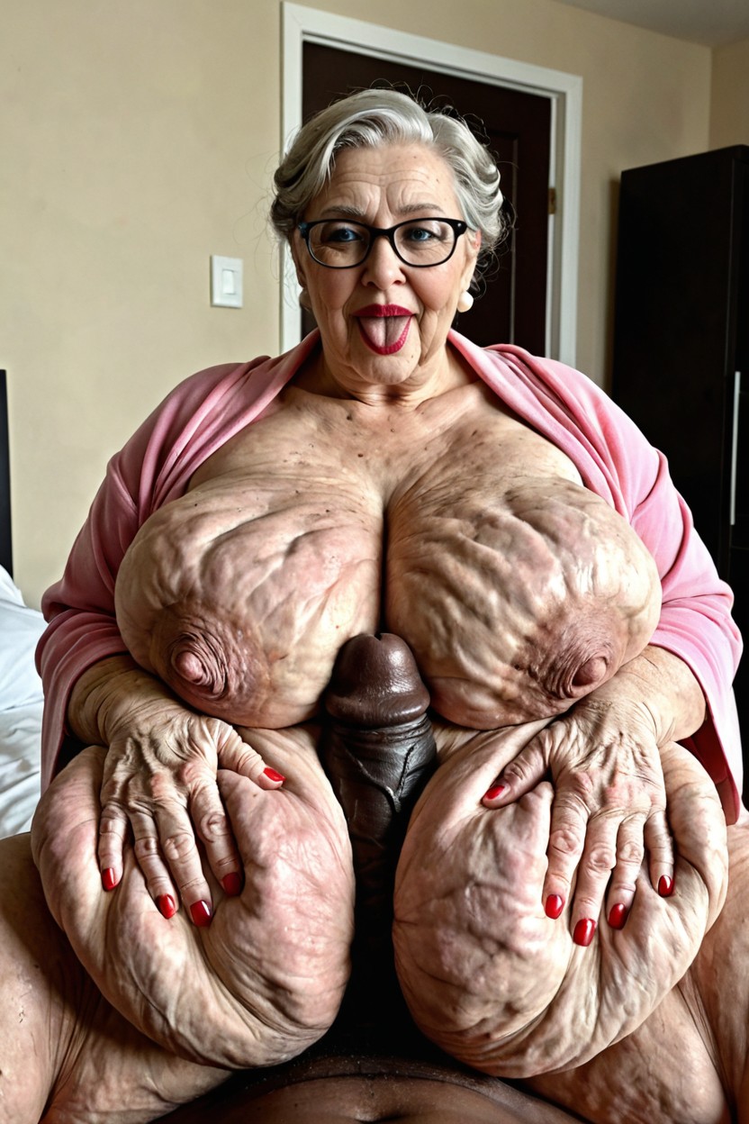 Wrinkled Skin, Bbw, On Knees BBW AI Porn