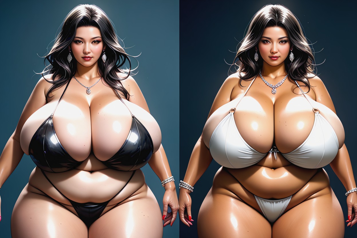 18+, Huge Anime Proportions, Thick Thighs BBW AI Porn