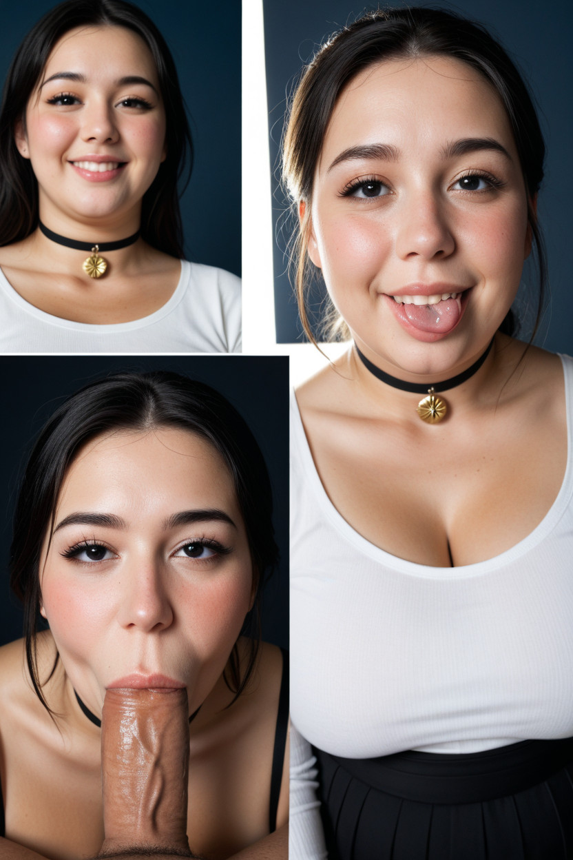 Id Photo Style, Close Up, Each With A Different Hairstyle BBW AI Porn