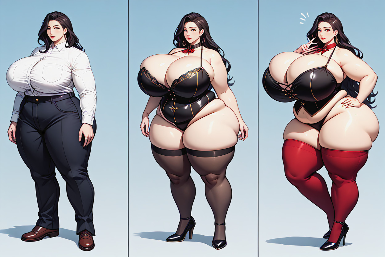 18+, She Is Becoming Exceedingly So Much More Ultra_thicker_ultra_fatter_ultra-hyper_bustier, Busty Gargantuan Colossal Huge Fat Beasts Growing Larger Porno BBW IA