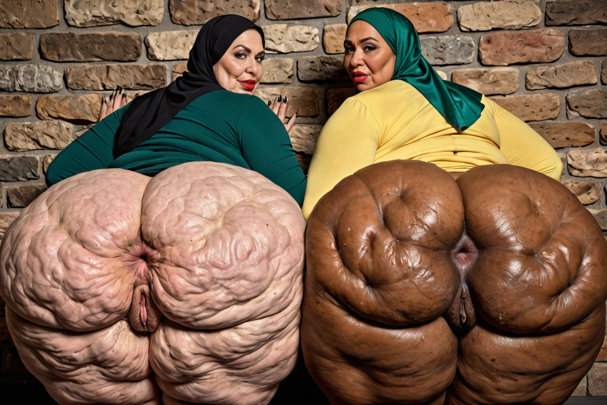 Extremely Juicy Bubbly Asses, Cellulite, Lipstick BBW AI Porn