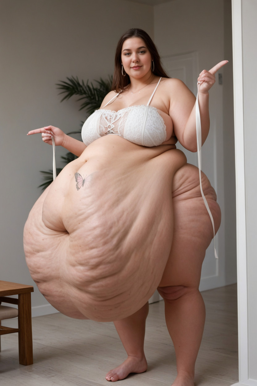Place A Faded Butterfly Tattoo Here BBW AI Porn