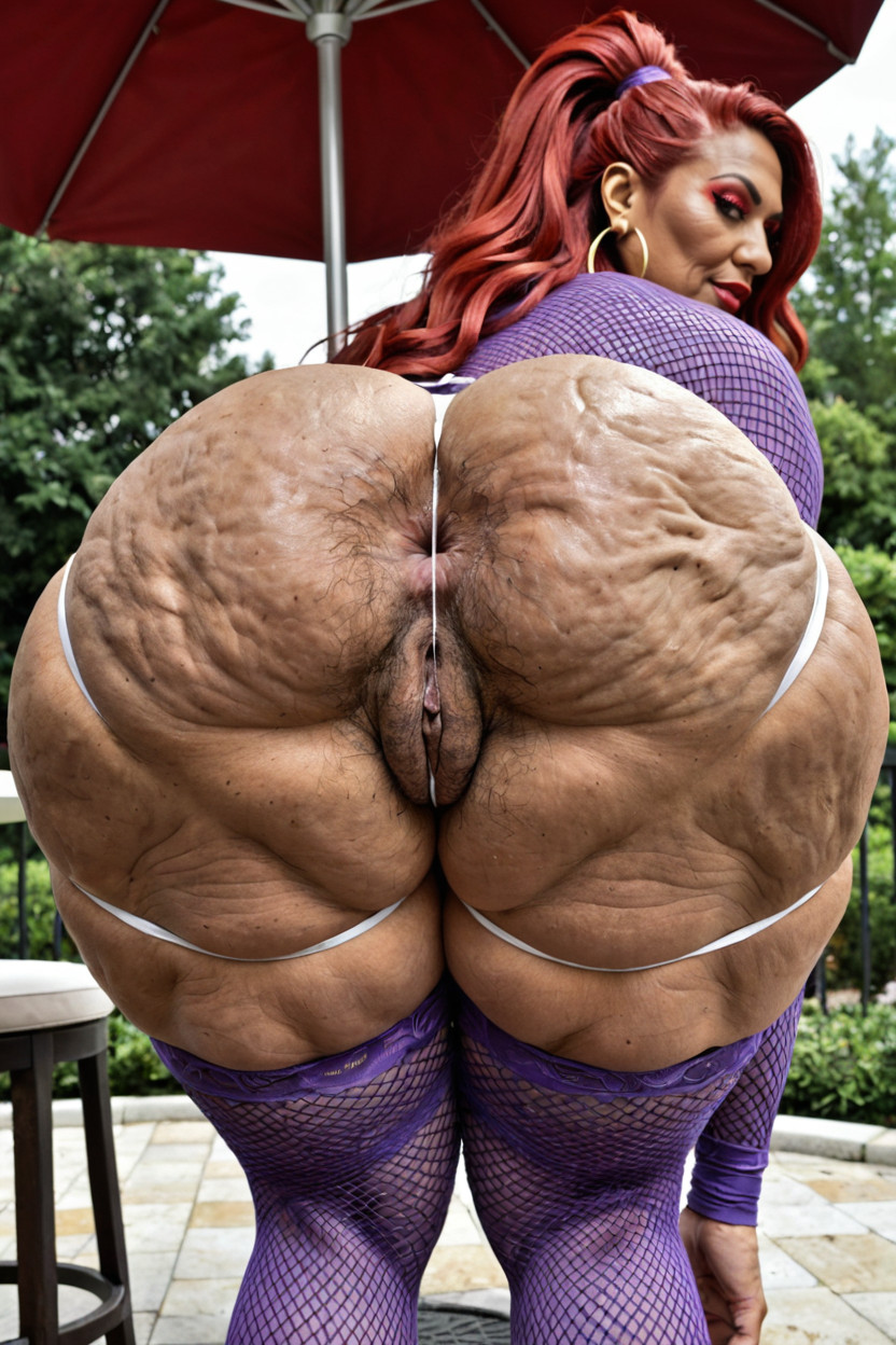 Wrinkeld Face Skin, Pechos Masivos, Under Boob Porno BBW IA