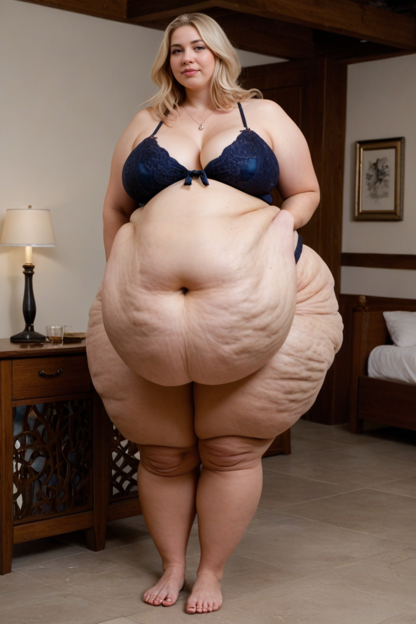 Huge Hanging Bellyimpossibly Hyper Colossal Hanging Belly, Lots Of Cellulite In Belly Areahyper Cellulite, 25+ BBW AI Porn