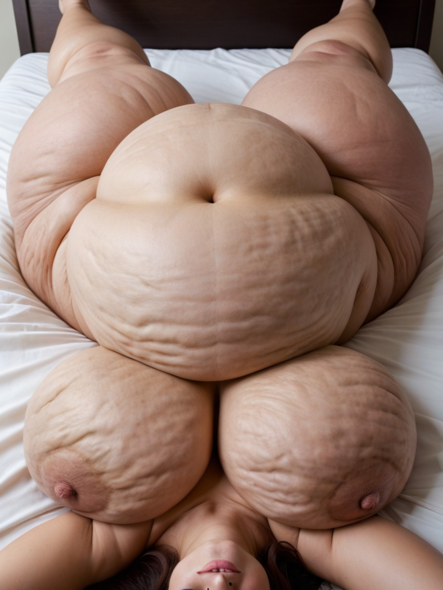 Cellulite In Belly Areahyper Cellulite, Massive Gut Roll, Vista Trasera Porno BBW IA