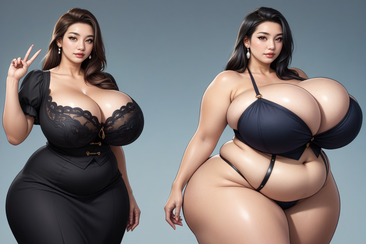 Asiática, Fat, Breast Growth Porno BBW IA