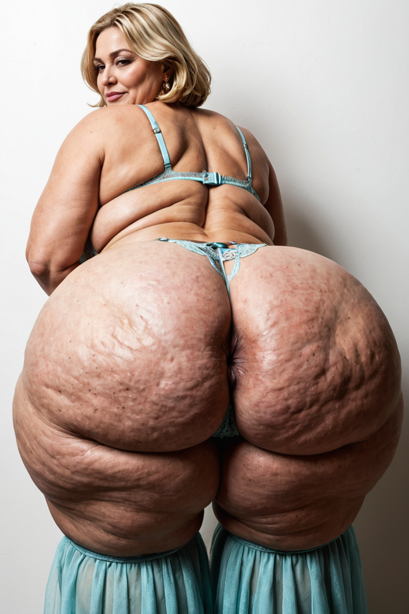 30+, Cabelo Curto, Coxas Grossas Porno IA BBW