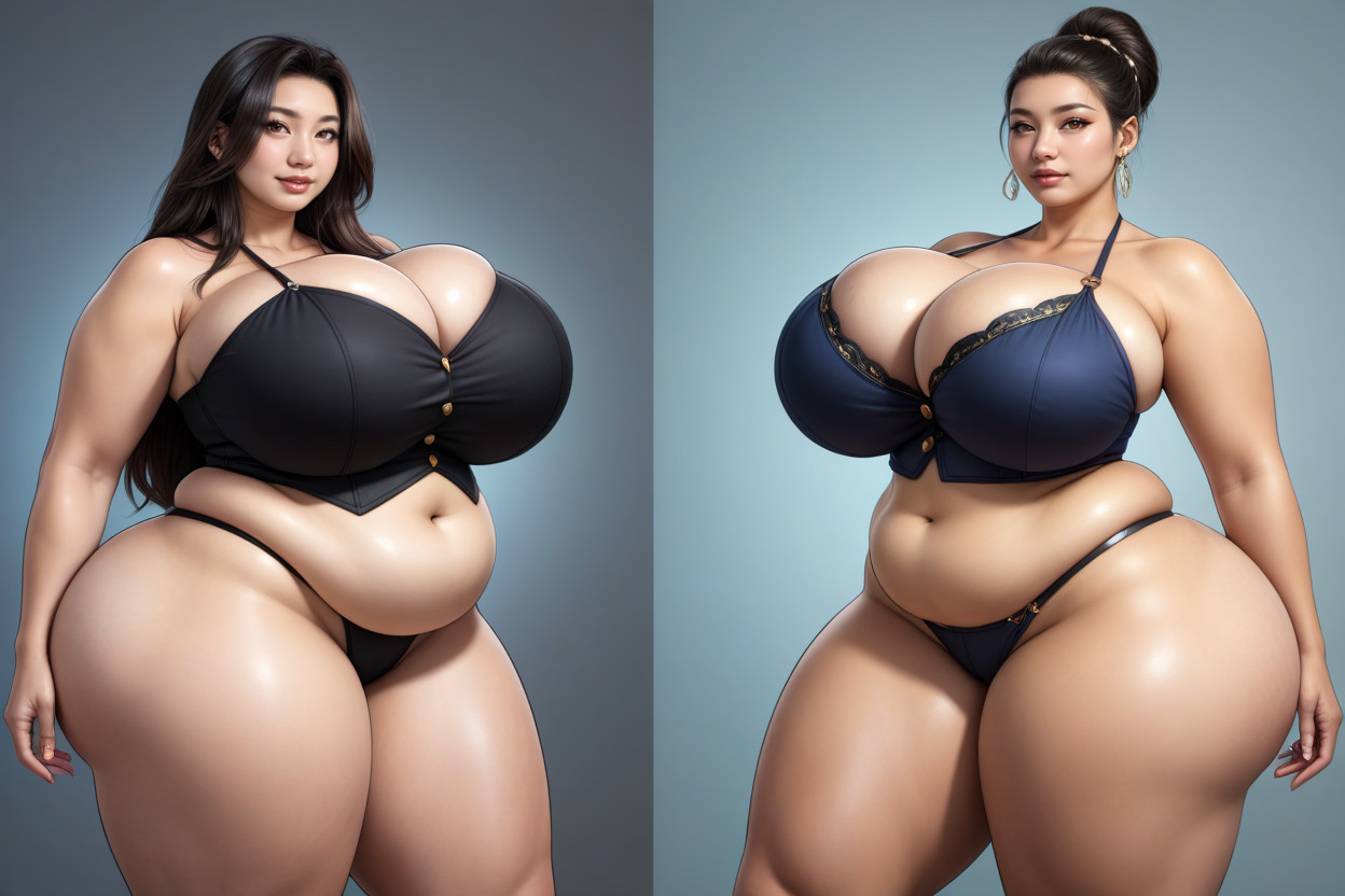 Loraperfect_immense_drastic_monumental_ultra-hyper_enlarging_fatter_mega_breast_expansion, 太ももが厚い, Lorathe_most_fattened_titanic_hugely_fat_breasts BBW AIエロ