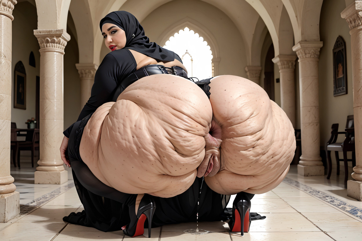 Horny, Ugly Milf, Ass Up BBW AIエロ