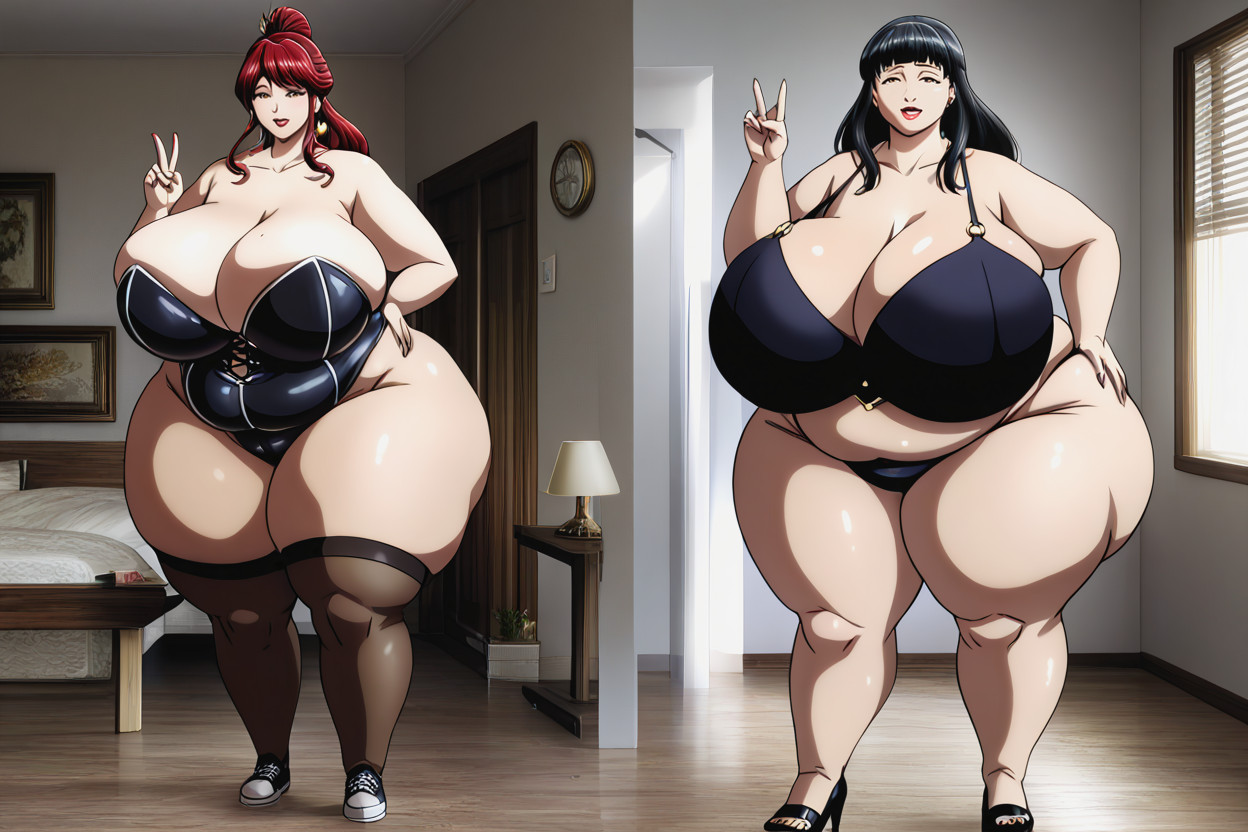 粗大腿, Lorathe_most_fattened_titanic_hugely_fat_breasts, Lorathe_most_significant_drastic_before-and-after_comparison_of_growth_more_gigantomastic_voluptuous 丰满AI色情