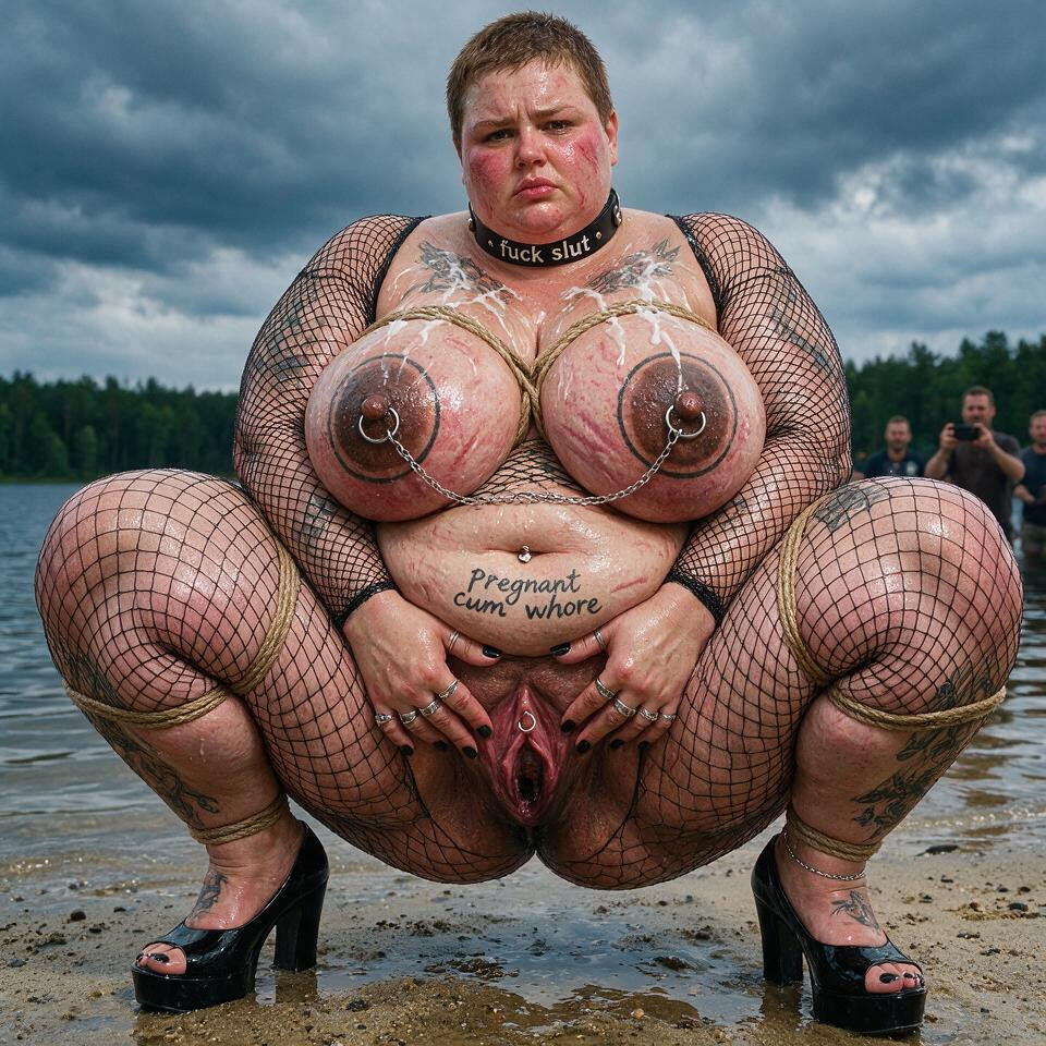 Very Short Hair, Serious Expression, Puffy Lips BBW AI Porn